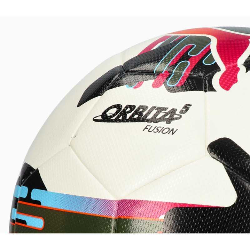 М'яч футбольний Puma Orbita 5 FUSION білий, чорний, помаранчевий Уні 4