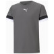 Футболка Puma teamRISE Jersey Jr сірий Діт 116 см