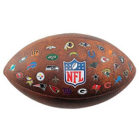 М'яч для американського футболу Wilson NFL OFF THROWBACK 32 TEAM LOGO