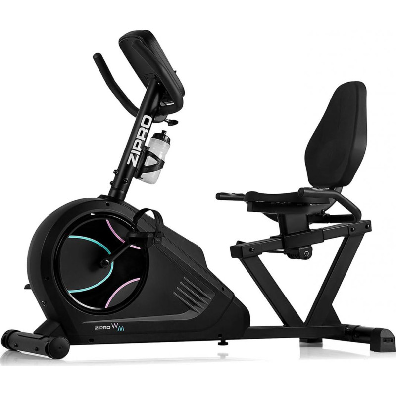 Велотренажер горизонтальний електромагнітний Zipro Iconsole+ Glow чорний