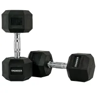 Гантель шестигранна THUNDER 15 кг