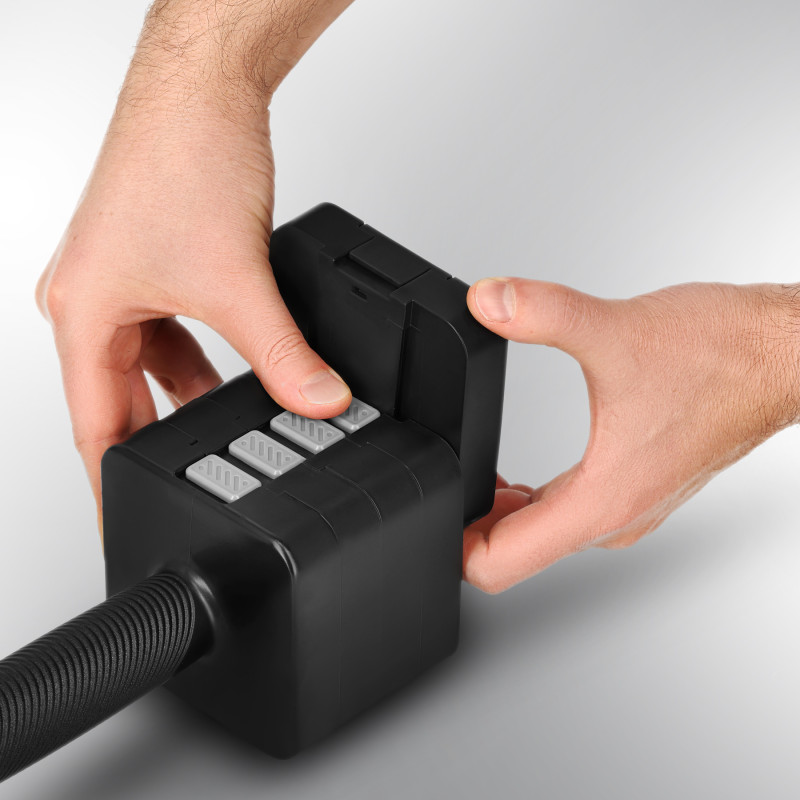 Гантелі розбірні HMS HL02 2 x 5 кг, чорні