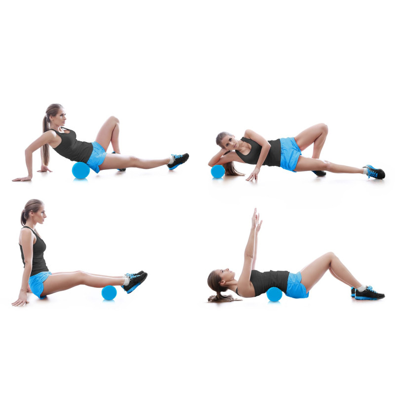 Валик для тренувань Neo Sport NS-963 блакитний