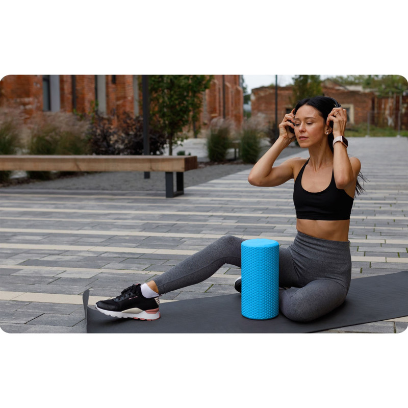 Валик для тренувань Neo Sport NS-963 блакитний