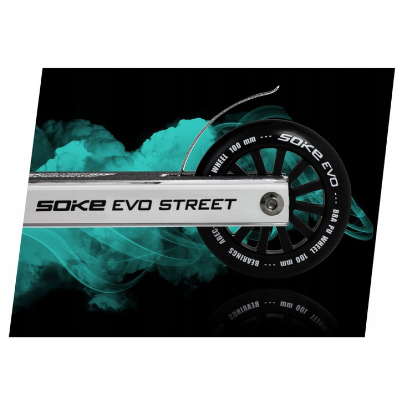 Самокат трюковий SOKE EVO Street сріблястий