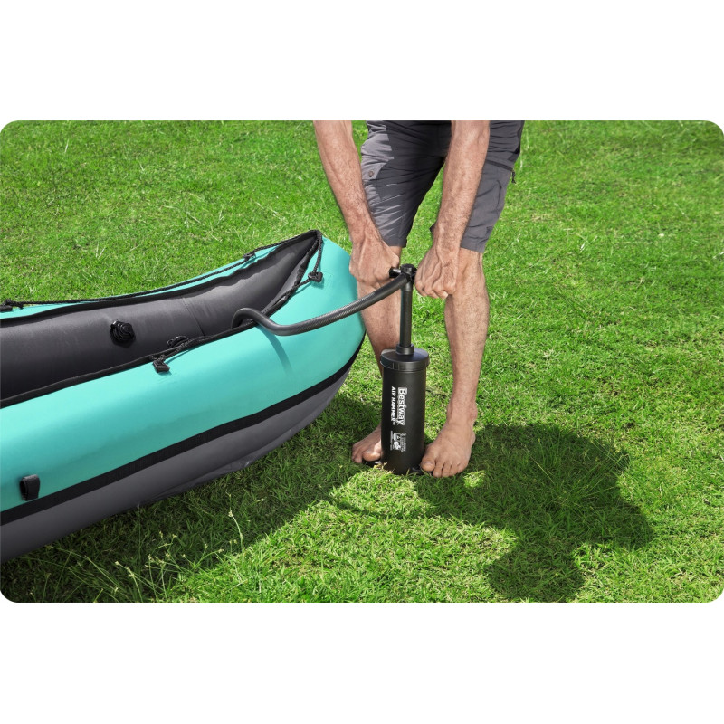Каяк надувний Bestway Hydro-Force Ventura X2 330 х 86 см, чорно-м'ятний