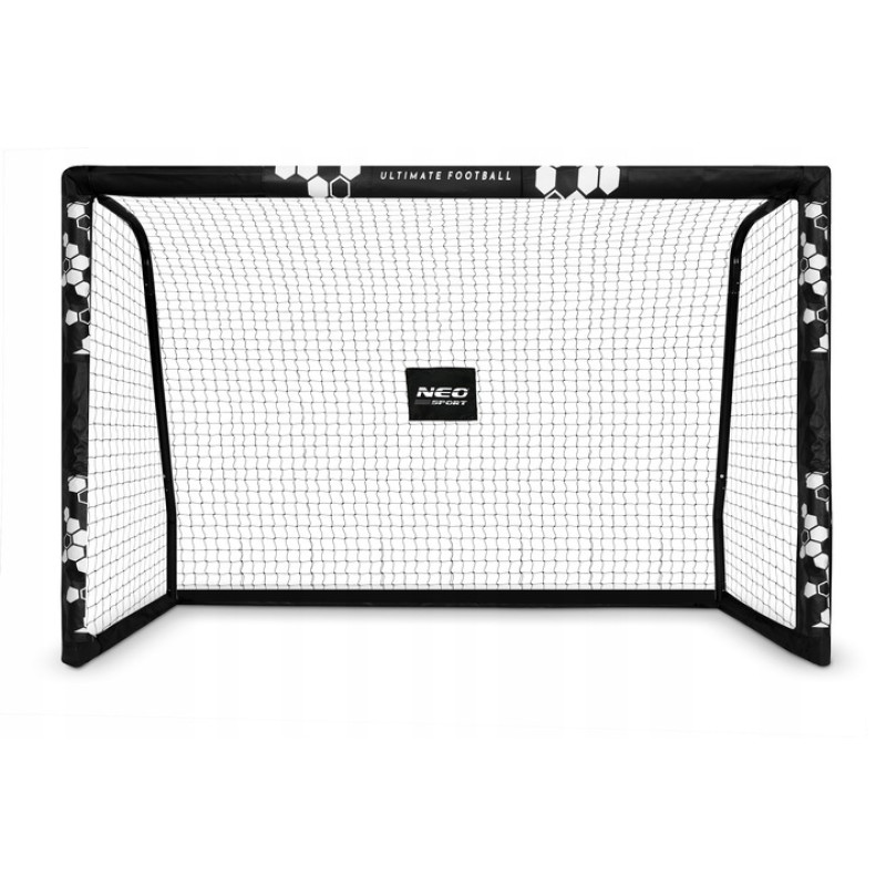 Ворота футбольні Neo‑Sport Hexagon NS‑472 300 х 200 х 120 см, чорні