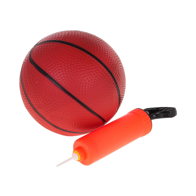 Щит баскетбольний Ramiz AT-828 45,5 x 30,5 см, м'яч + насос, чорно-сірий