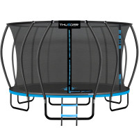 Батут THUNDER INSIDE ULTRA з внутрішньою сіткою 16 футів 490 см чорно-блакитний