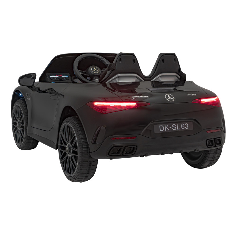 Дитяча акумуляторна машинка Mercedes Benz AMG SL63 Чорна