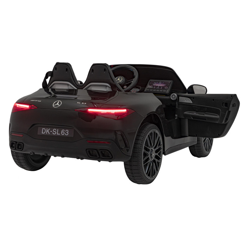 Дитяча акумуляторна машинка Mercedes Benz AMG SL63 Чорна