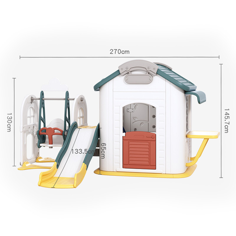 Дитячий будиночок з гіркою та гойдалкою inSPORTline Housino