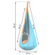 Крісло-кокон підвісне Neo-Sport, бірюзове