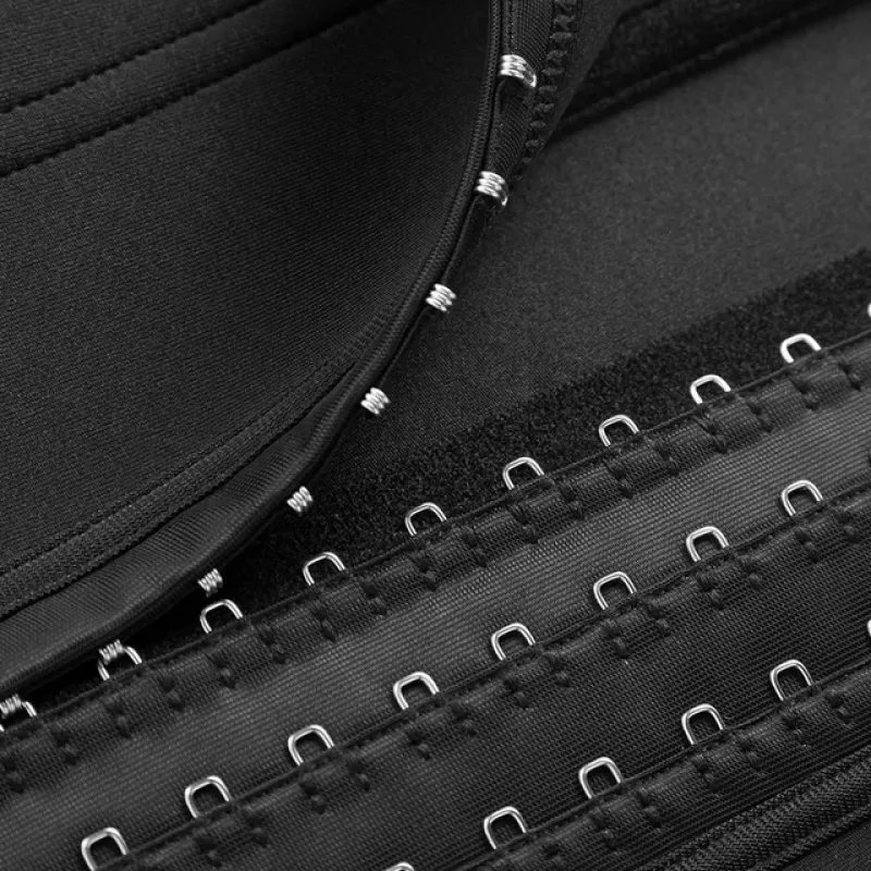 Фітнес-корсет для стабілізації та схуднення inSPORTline Corbro, чорний, L