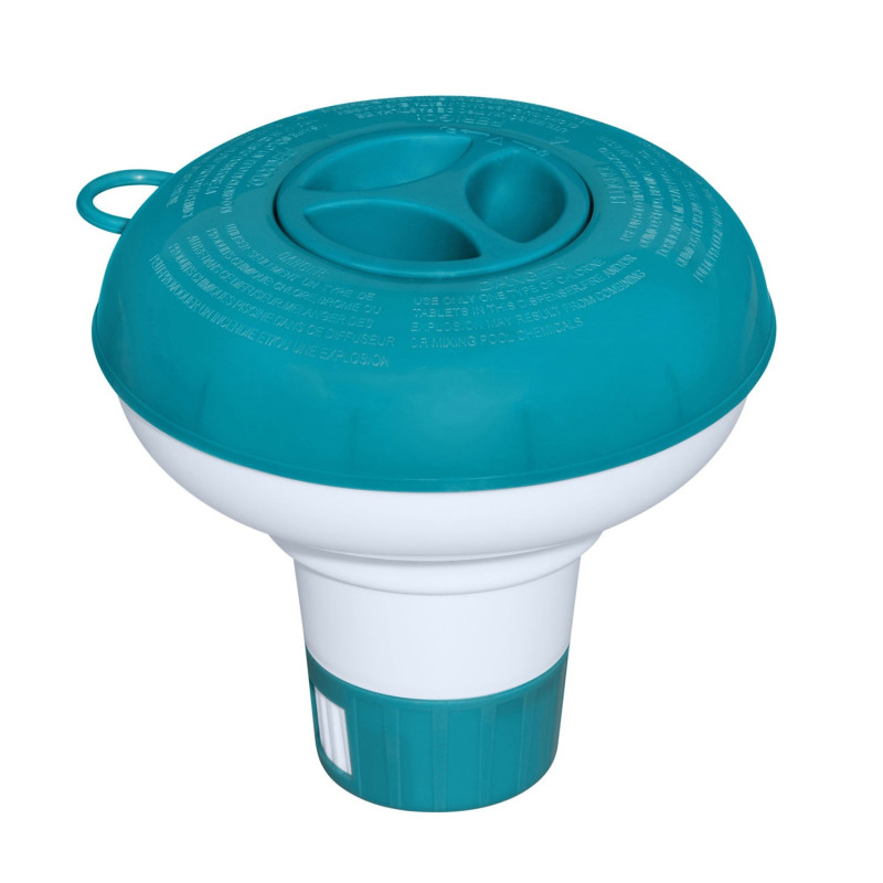 Поплавець-дозатор малий для басейну Bestway 58210, бірюзовий