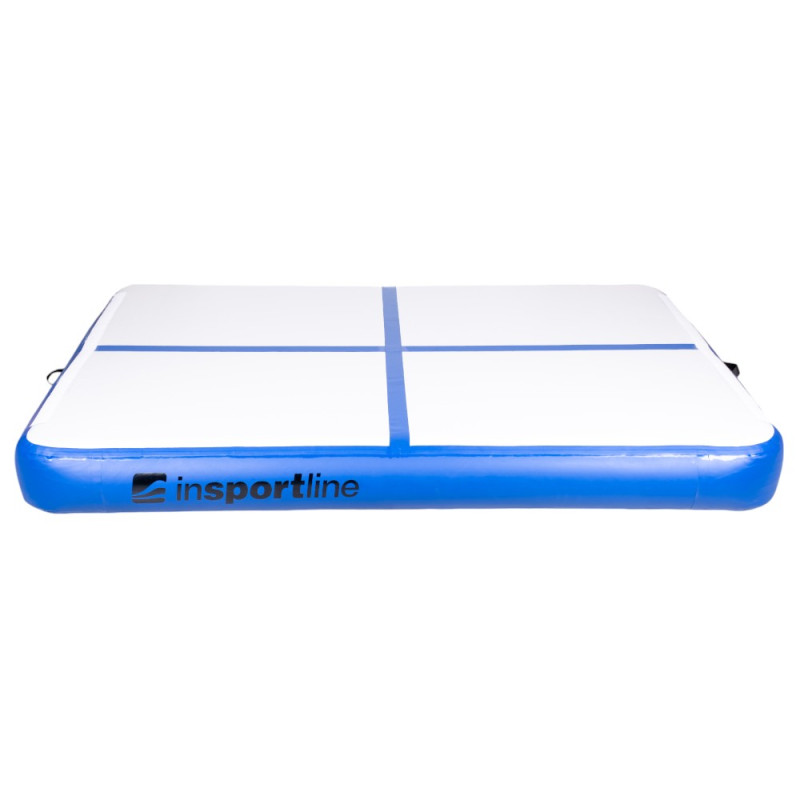 Килимок надувний inSPORTline Air-impact 200x150 см, біло-синій