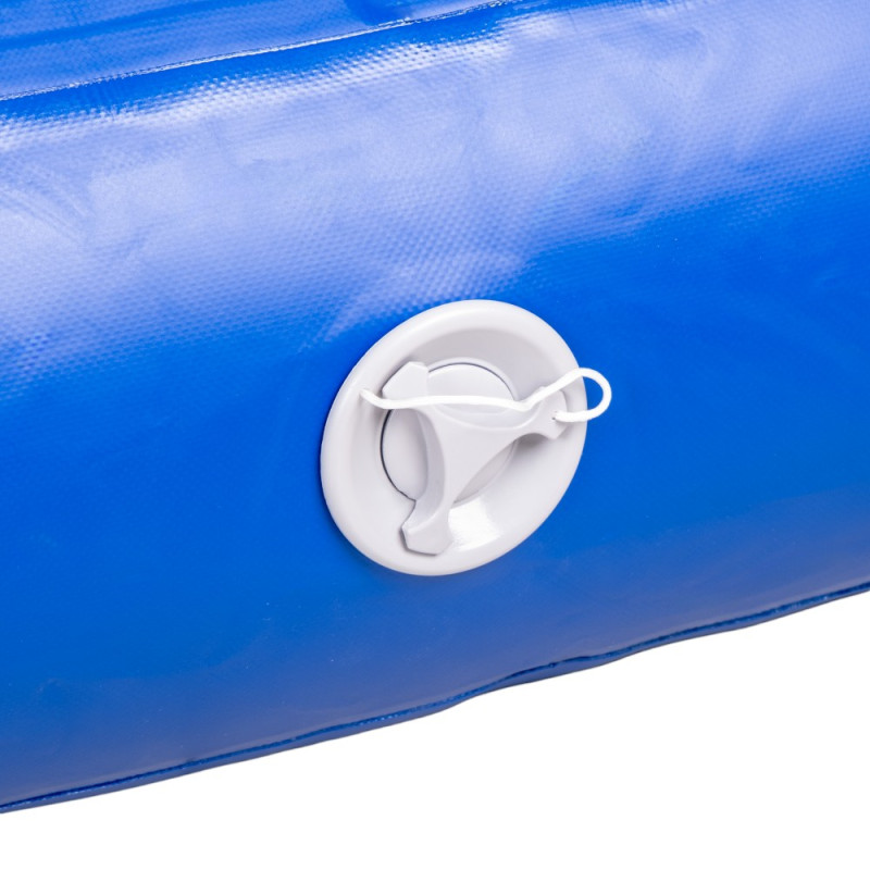 Килимок надувний inSPORTline Air-impact 200x150 см, біло-синій