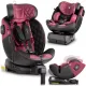 Автокрісло Nukido Prestige Line ISOFIX 0-36 кг, чорно-рожеве
