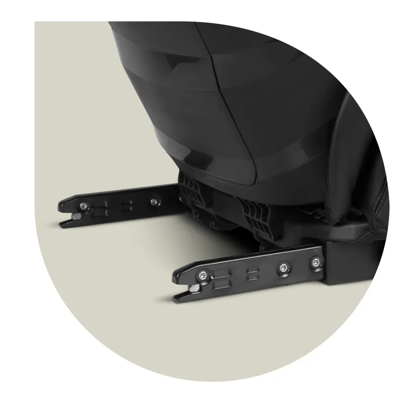 Автокрісло Nukido Louis ISOFIX 15-36 кг, чорно-сіре