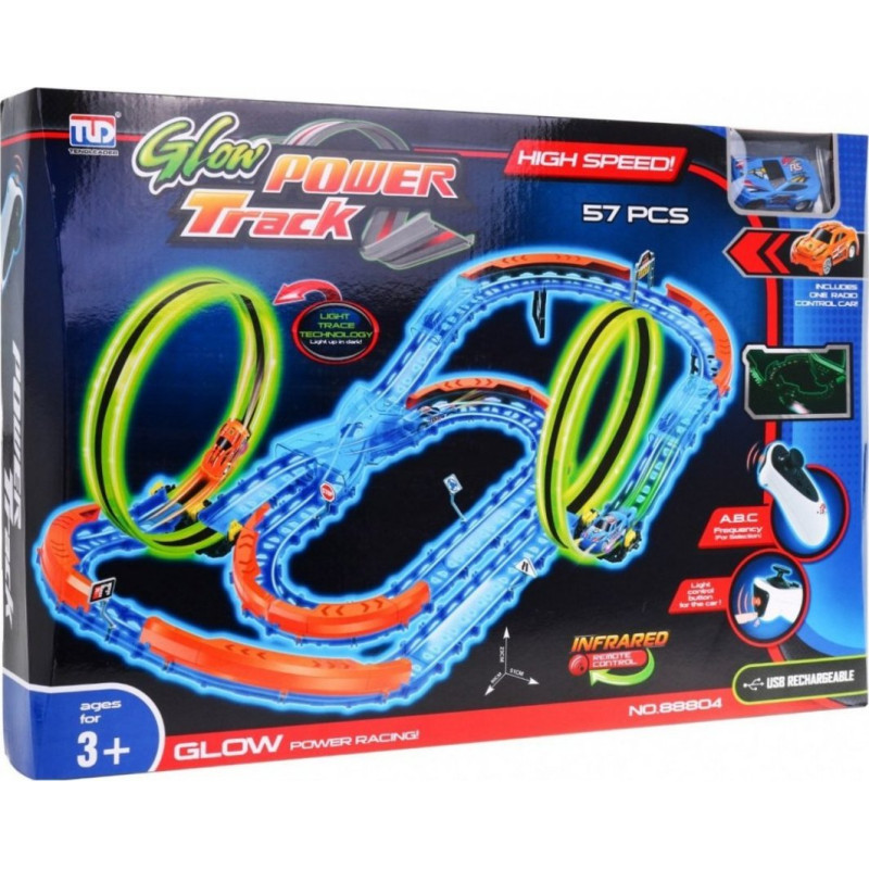 Дитяча гоночна траса для дітей 3+ флуоресцентна