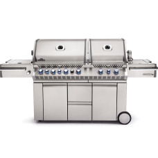Газовий гриль Napoleon Prestige PRO 825 RSBI з бічним пальником Sizzle Zone і вертілем (69532) нерж сталь PRO825RSBIPSS Код: 005767
