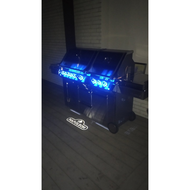Газовий гриль Napoleon Prestige PRO 825 RSBI з бічним пальником Sizzle Zone і вертілем (69532) нерж сталь PRO825RSBIPSS Код: 005767