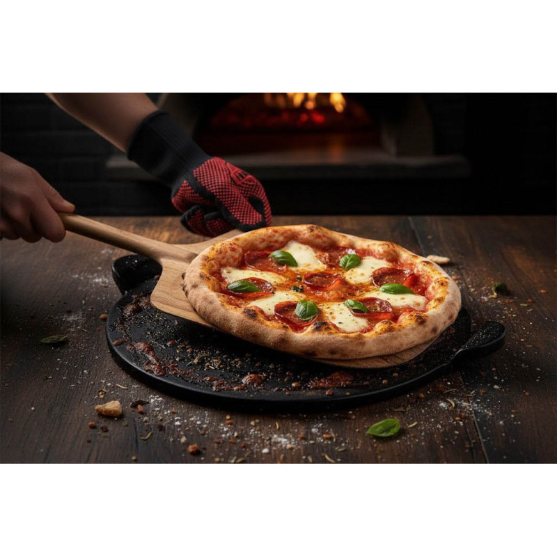 Камінь для піци Ø38 см з ручками GRILLI 380157 Код: 012335