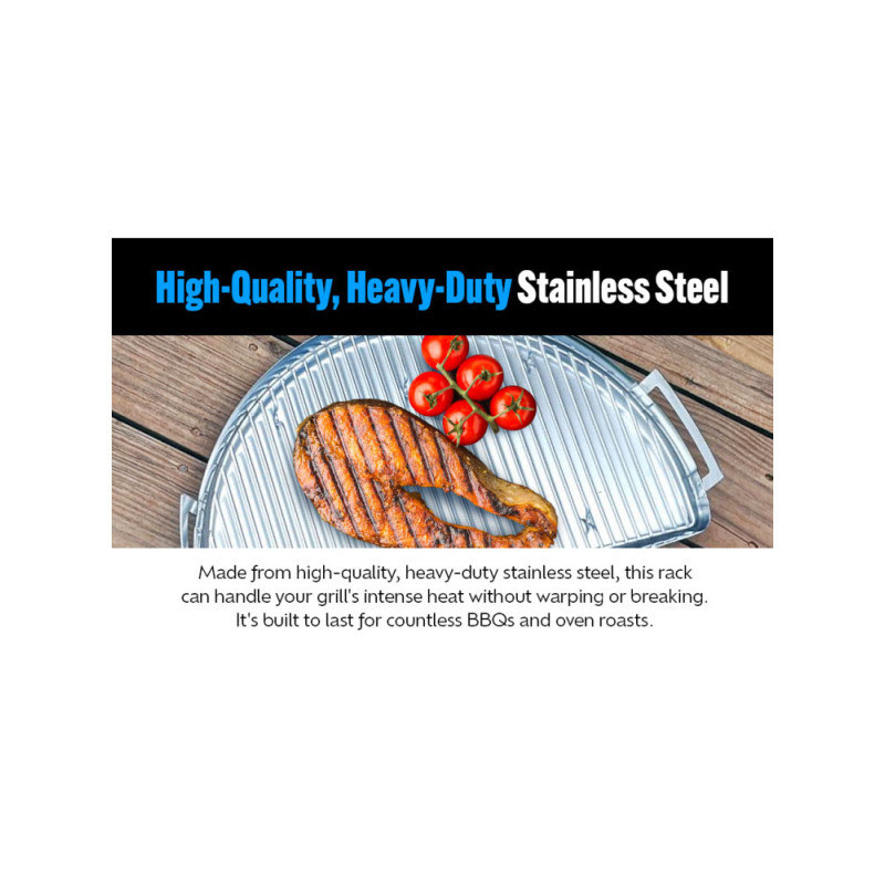 Решітка Slow and Sear Roast 'N Smoke Rack для гриля и піддона Drip 'N Griddle Pan ACC-RRS Код: 013696
