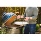 Відсікач жару із 2 половин у каркасі для Big Green Egg Large 136251 Код: 013863
