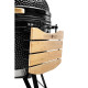 Керамічний вугільний гриль Kamado Bono Grande Ø 59 см чорний TQ0023ALLIN Код: 013912