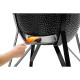 Керамічний вугільний гриль Kamado Bono Grande Ø 59 см чорний TQ0023ALLIN Код: 013912