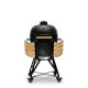 Керамічний вугільний гриль Kamado Bono Grande Ø 59 см чорний TQ0023ALLIN Код: 013912