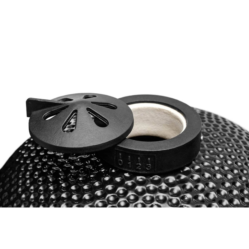Керамічний вугільний гриль Kamado Bono Grande Ø 59 см чорний TQ0023ALLIN Код: 013912