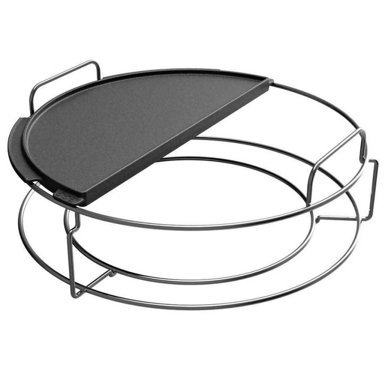 Плита, планча чавунна 23х46x1см для гриля L Big Green Egg 122988 (CIGHL / 104090) Код: 003085