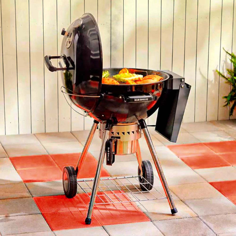 Вугільний гриль Slow and Sear Original Kettle Grill 57 см + кошик Deluxe SNS-KET-1 Код: 009468