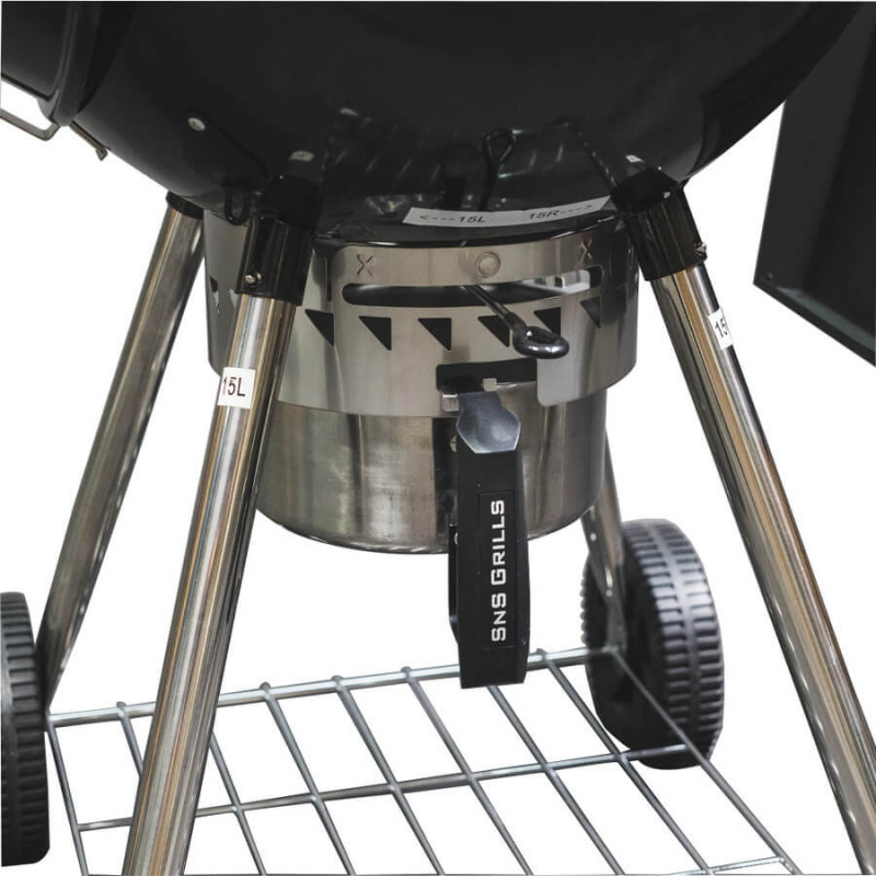 Вугільний гриль Slow and Sear Original Kettle Grill 57 см + кошик Deluxe SNS-KET-1 Код: 009468