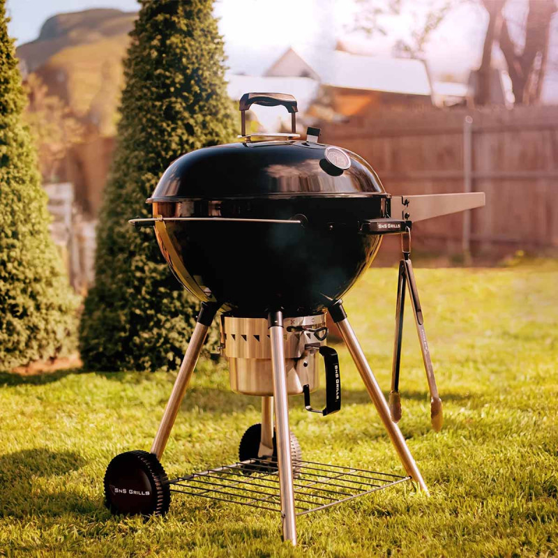 Вугільний гриль Slow and Sear Original Kettle Grill 57 см + кошик Deluxe SNS-KET-1 Код: 009468