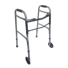 Ходунки складані з двома фіксаторами дорослі Doctor Life 10184SL/W (10184SL/W-2243)