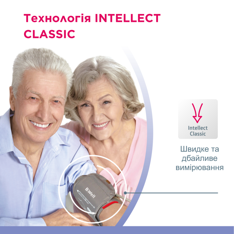 Автоматичний тонометр PRO-33 манжета M-L з адаптером B.Well (PRO-33/M-L-2327)