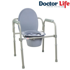Стілець туалетний складаний сталевий Doctor Life 12627 (12627-2530)