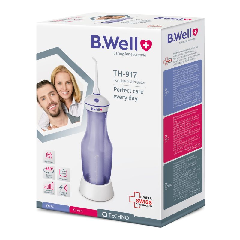 Портативний іригатор для ротової порожнини B.Well TH-917 (TH-917-2628)