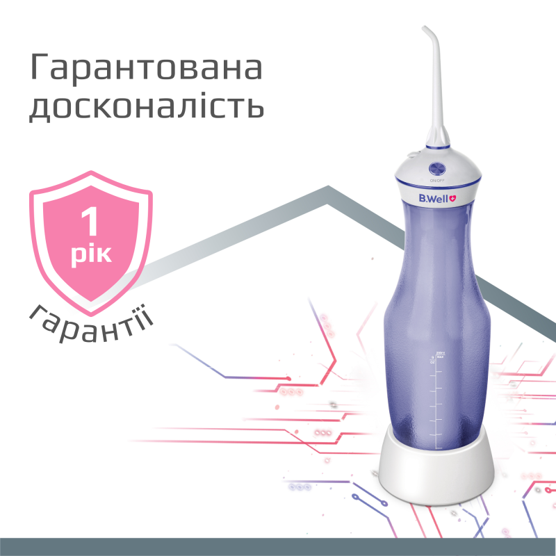 Портативний іригатор для ротової порожнини B.Well TH-917 (TH-917-2628)