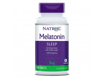 Мелатонін, 3 мг, Melatonin, Natrol, 120 таблеток