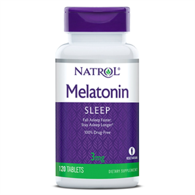 Мелатонін, 3 мг, Melatonin, Natrol, 120 таблеток