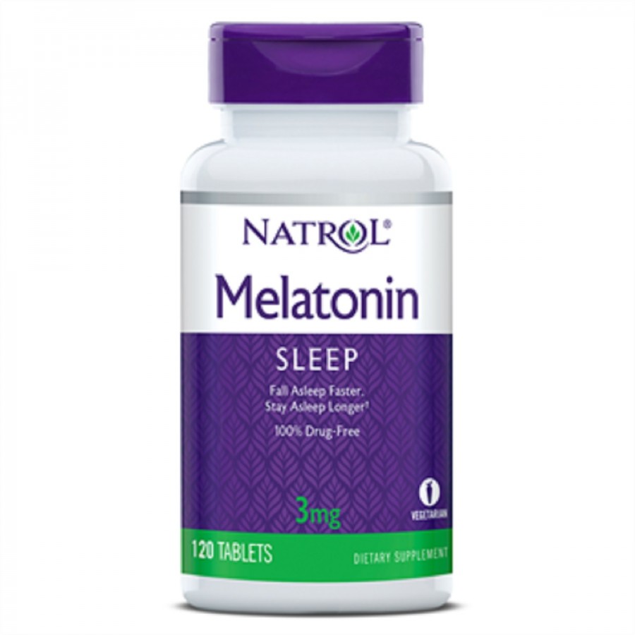 Мелатонін, 3 мг, Melatonin, Natrol, 120 таблеток