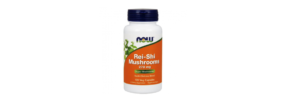 Гриби Рейші, 270 мг, Rei-Shi Mushrooms, Now Foods, 100 вегетаріанських капсул