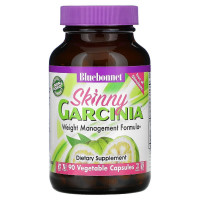 Комплекс Для Контролю Веса, Формула Управления Весом Skinny Garcinia, Bluebonnet Nutrition, 90 растительных капсул
