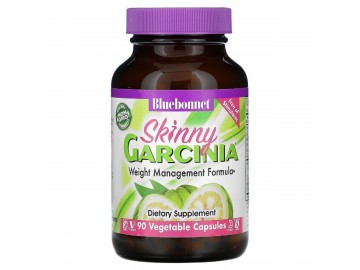 Комплекс Для Контролю Ваги, Skinny Garcinia Weight Management Formula, Bluebonnet Nutrition, 90 рослинних капсул