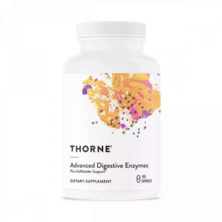 Покращені травні ферменти, Advanced Digestive Enzymes, Thorne Research, 180 капсул