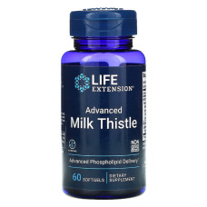 Силимарин (Расторопша), European Milk Thistle, Life Extension, 60 желатиновых капсул